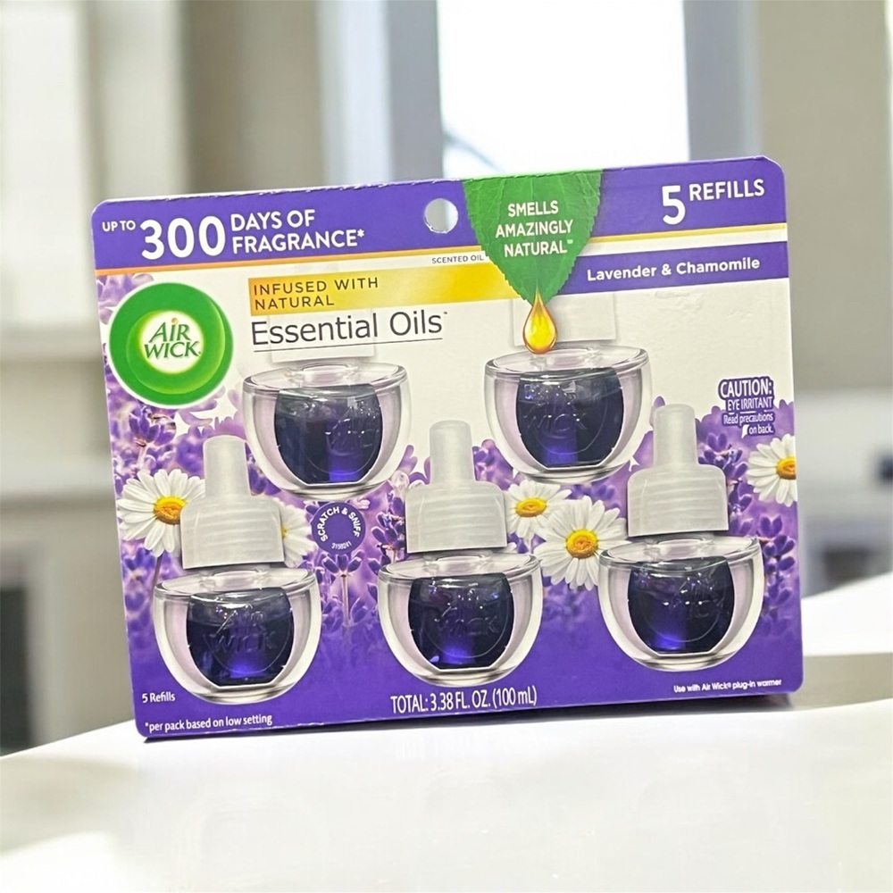 Air Wick Lavender & Chamomile Essential Oils Refills 5 refills